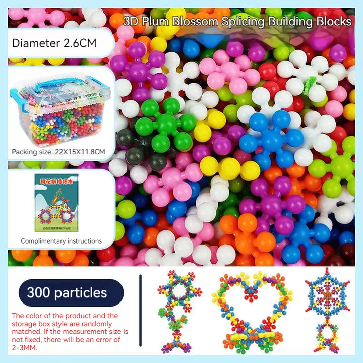 3D Interlocking Building Blocks STEM Toy