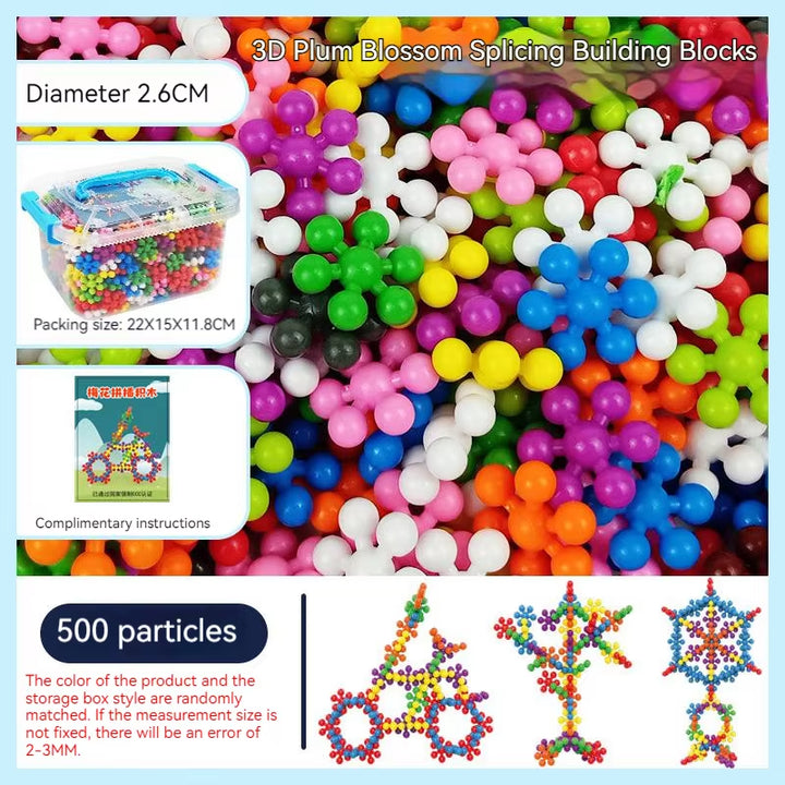 3D Interlocking Building Blocks STEM Toy