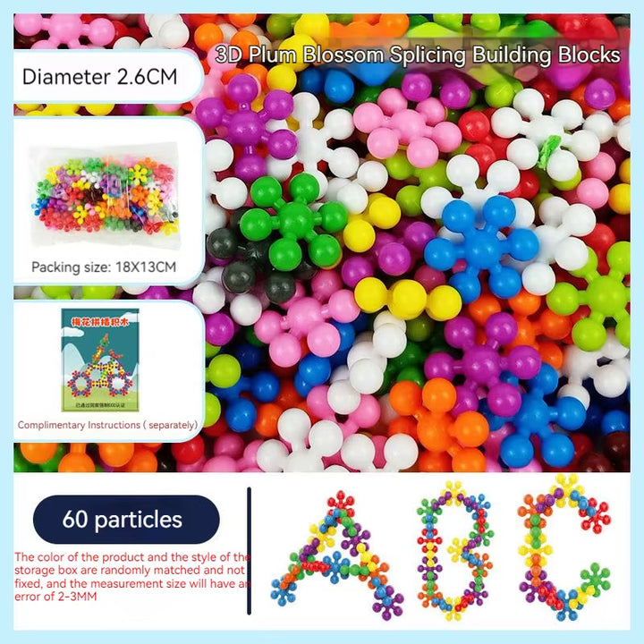 3D Interlocking Building Blocks STEM Toy