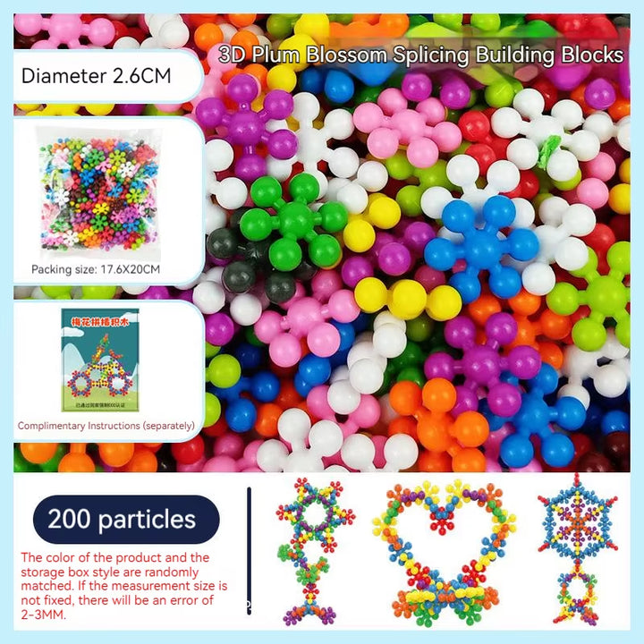 3D Interlocking Building Blocks STEM Toy
