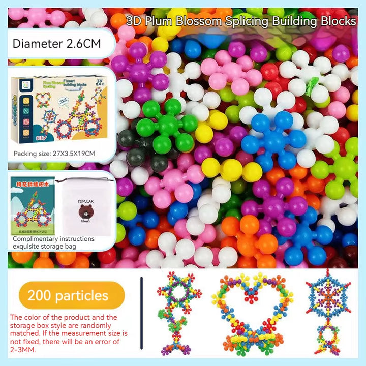 3D Interlocking Building Blocks STEM Toy